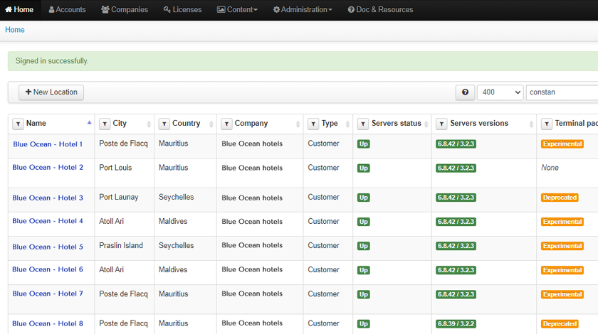 DIRECTSREAMS DIGITAL HUB MULTI PROPERTIES Hotel management platform