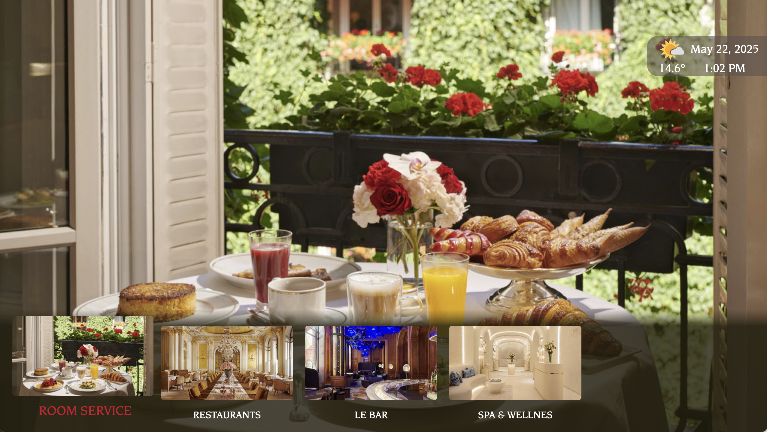 DIRECTSTREAMS ROOM SERVICE PLAZA ATHENEE