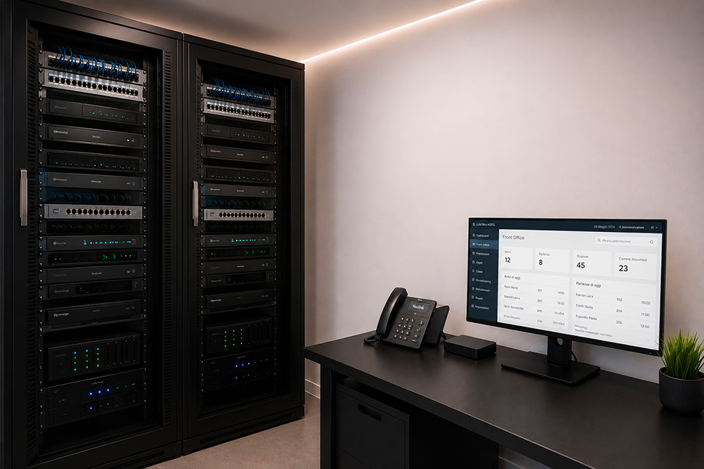 hotel modern technical room